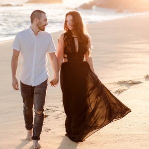 EXPRESS Black Maxi Dress